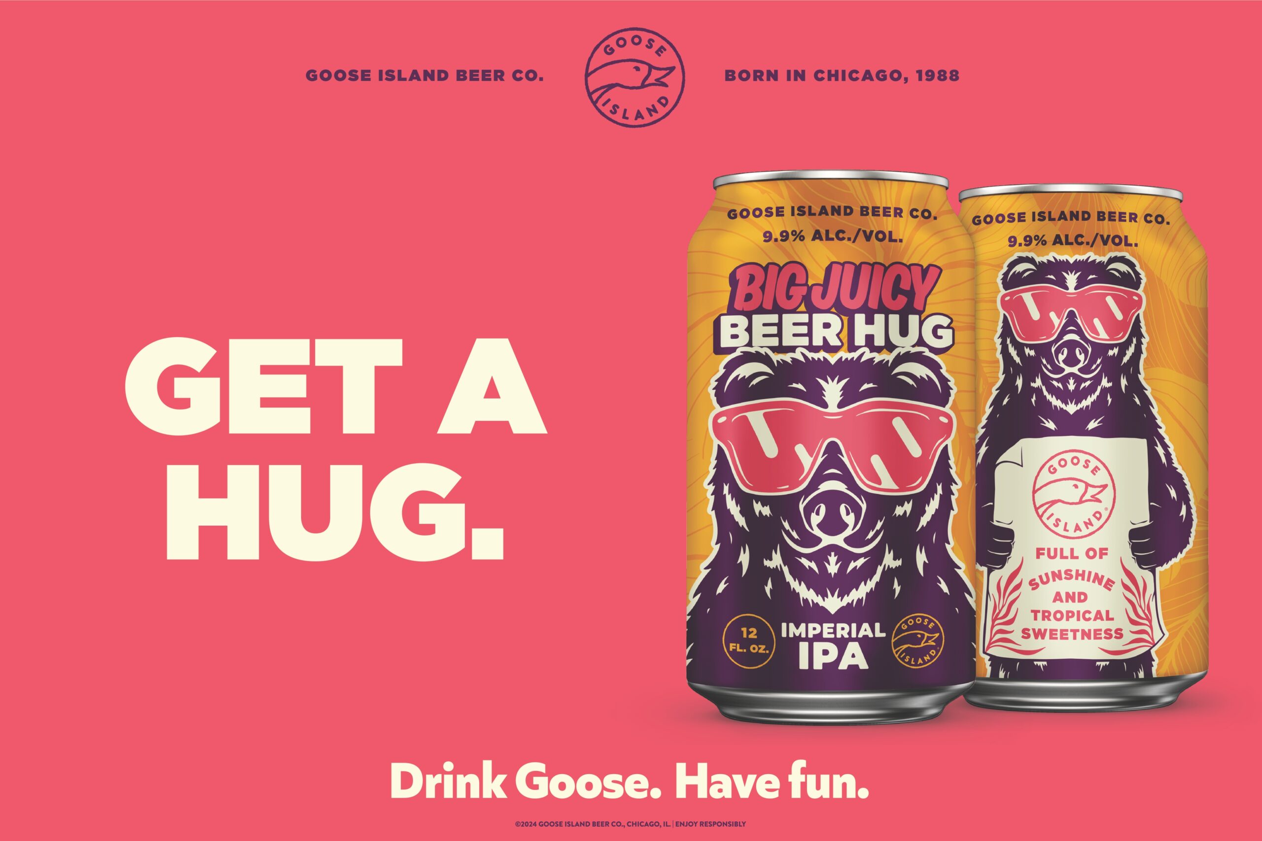 Goose Island Big Juicy Beer Hug Calumet Breweries